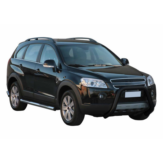 Bară de protecție/buton față pentru Chevrolet Captiva 2006-2010, ø76mm, oțel, negru