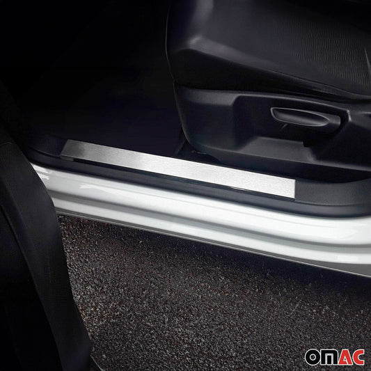 Einstiegsleisten Türschweller für Skoda Superb 2005-2025 Edelstahl Silber 2tlg