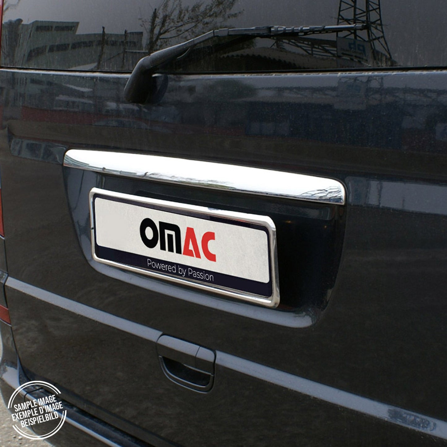 Bandă decorativă portbagaj, benzi decorative spate pentru Mercedes Vito W639 2003-2014, oțel inoxidabil cromat