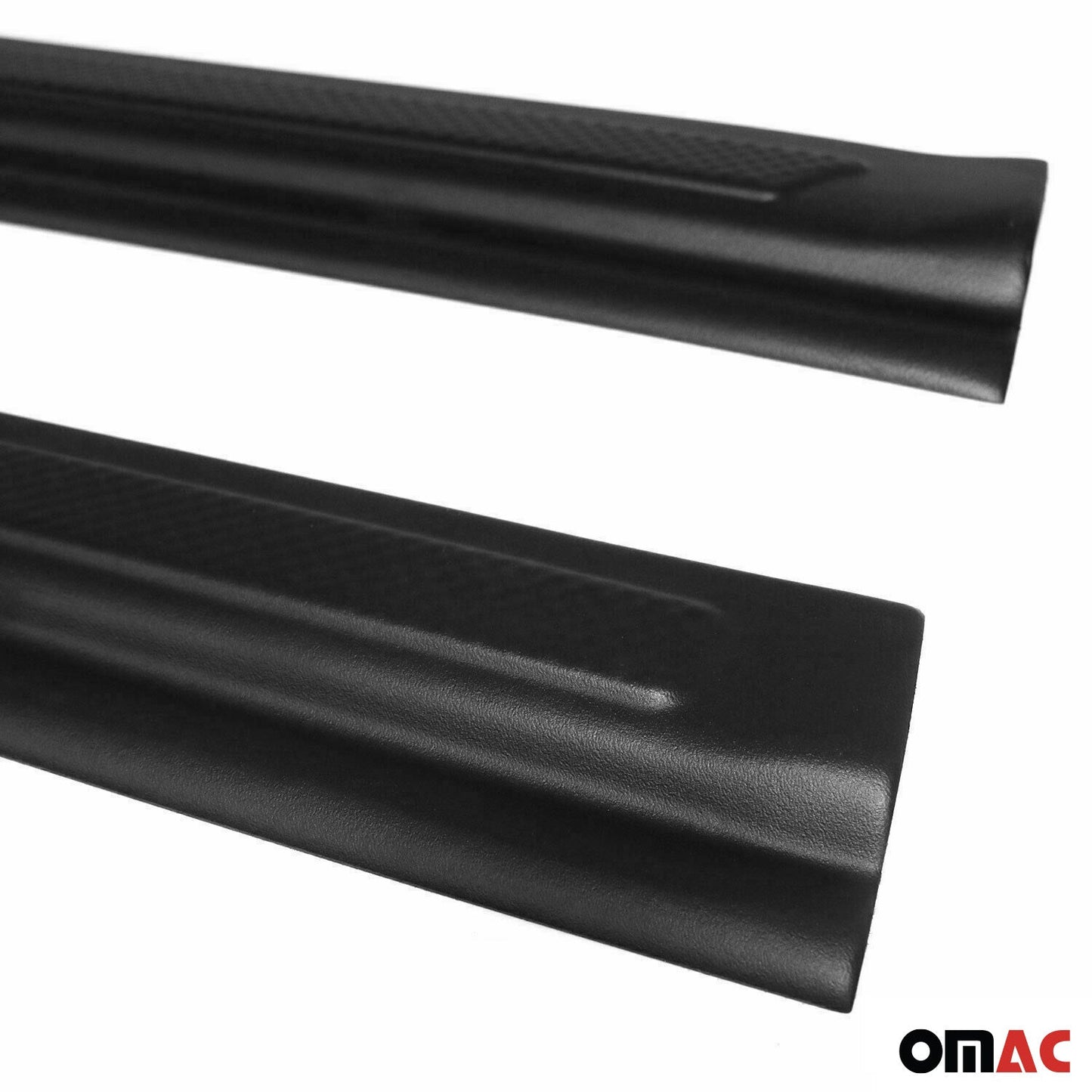 Protecții prag ușă pentru Mercedes Vito W639 2003-2014, cauciuc, negru, 2x