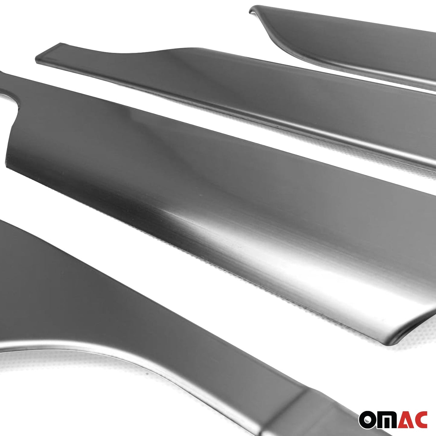 Seitentürleiste Türschutzleiste für Dacia Duster 2018-2021 Gebürstet Chrom 6x