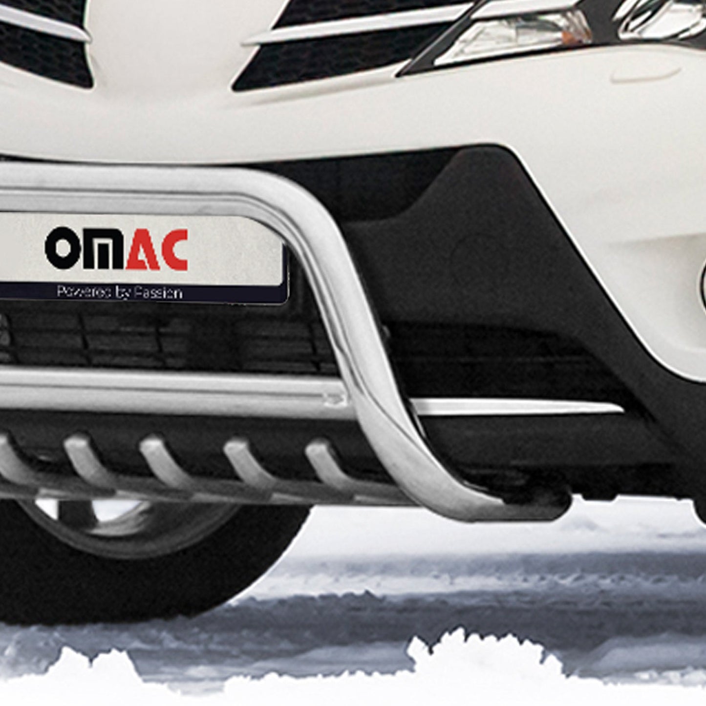 Bară de protecție față pentru Toyota RAV4 2013-2015 cu ABE (omologare de tip germană) Oțel Argintiu