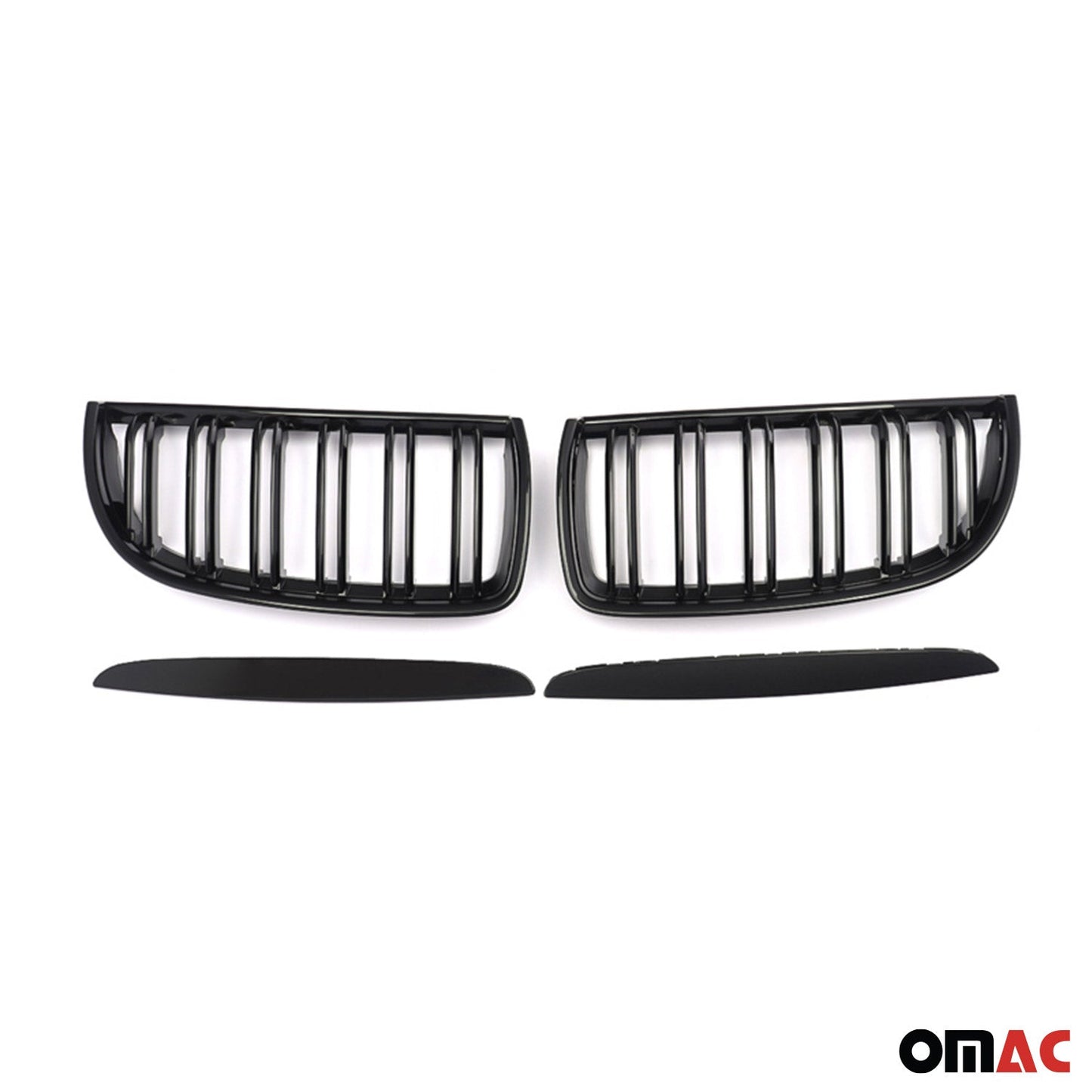 Nieren Grill Kühlergrill für BMW 3er E90 Limo 2004-2008 M3 Schwarz Glanz
