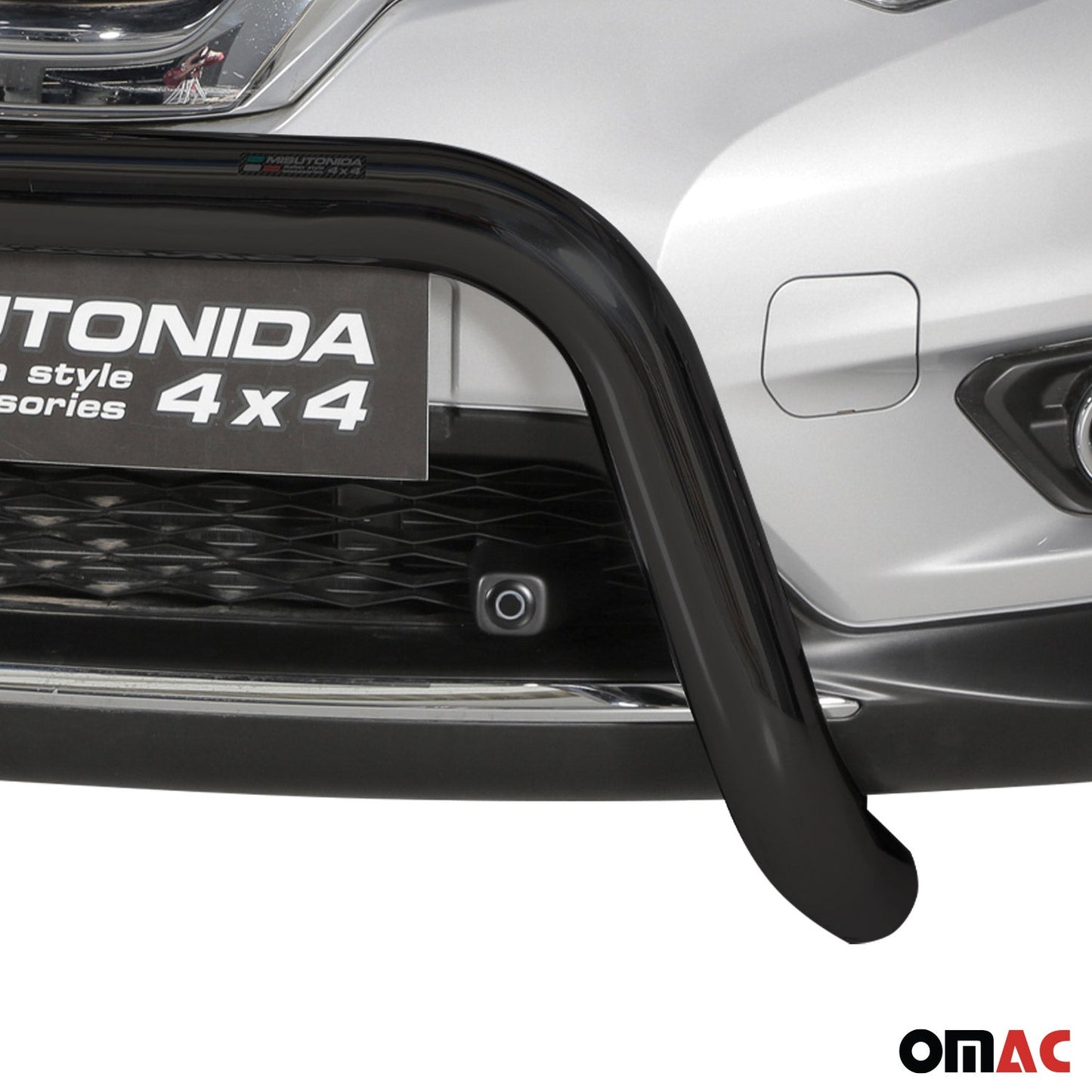 Bară de protecție/buton față pentru Nissan X-Trail 2015-2017, ø76mm, oțel, negru