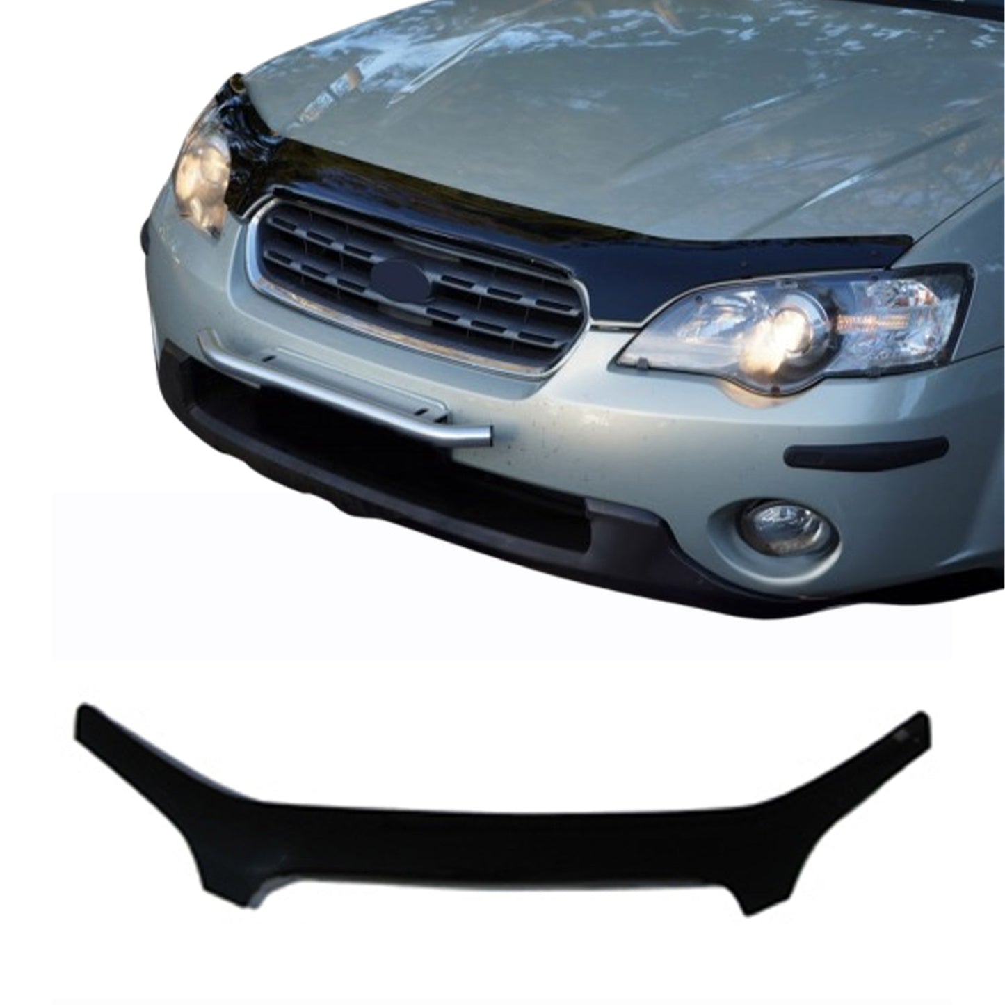 Motorhaube Deflektor Insektenschutz für Subaru Outback 2003-2009 Dunkel