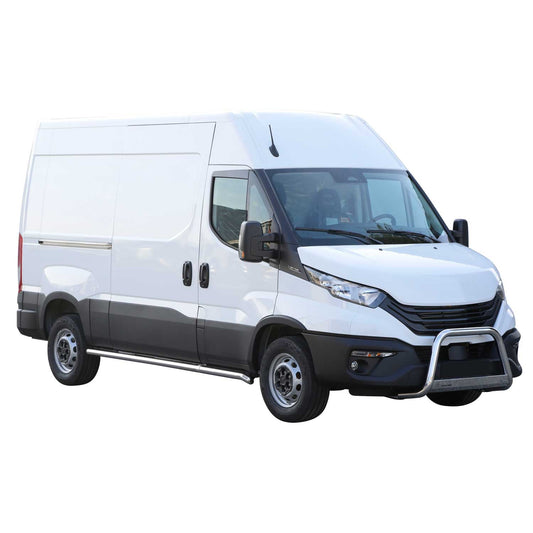 Bară de protecție/buton față pentru Iveco Daily din 2025 încoace, ø63mm, oțel, argintiu, protecție