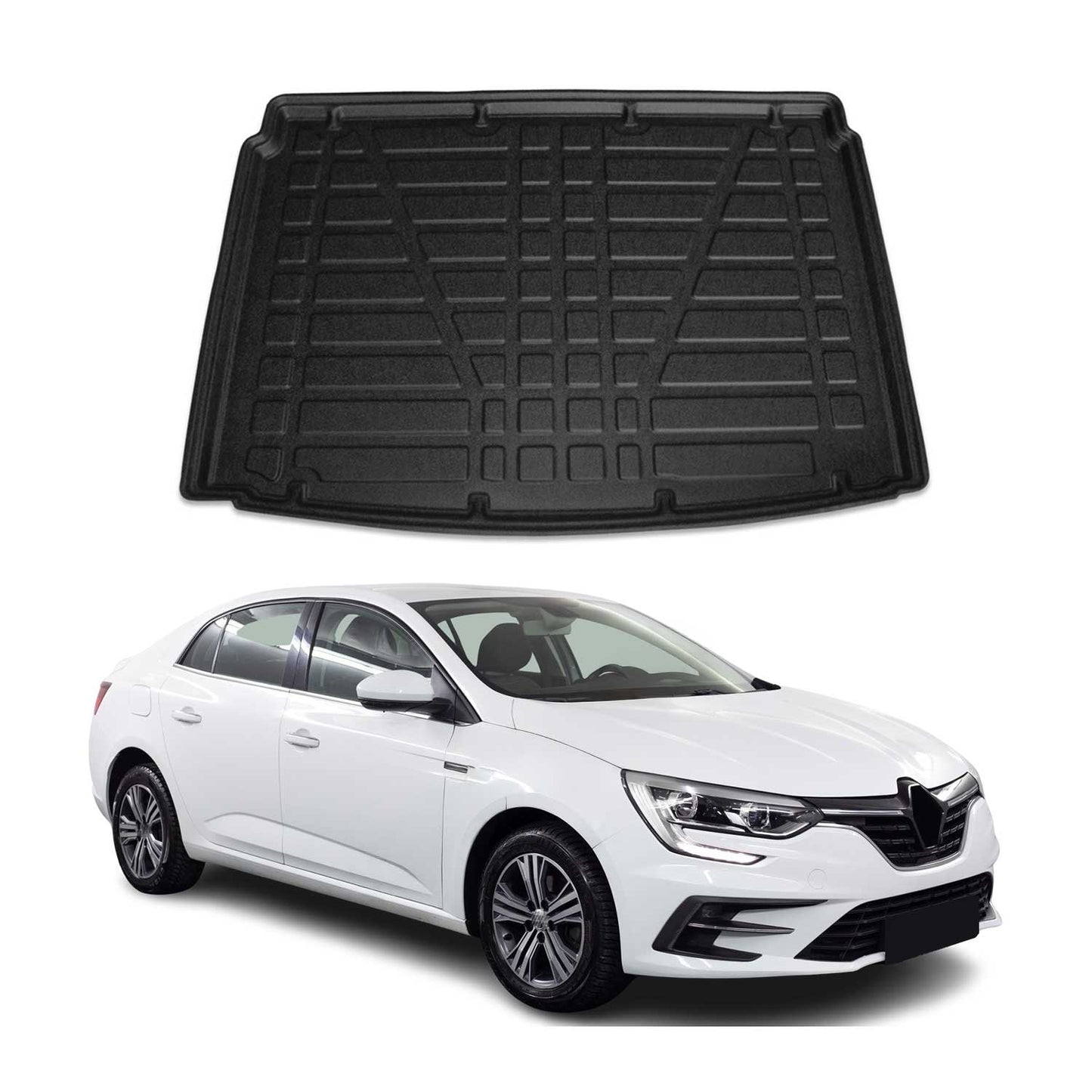 Protecție portbagaj/cargo pentru Renault Megane 2016-2025, cauciuc TPE, negru