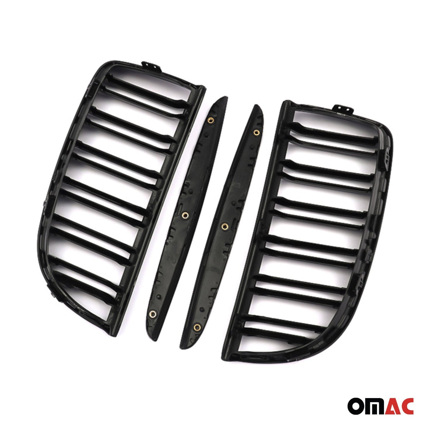 Nieren Grill Kühlergrill für BMW 3er E90 Limo 2004-2008 M3 Schwarz Glanz