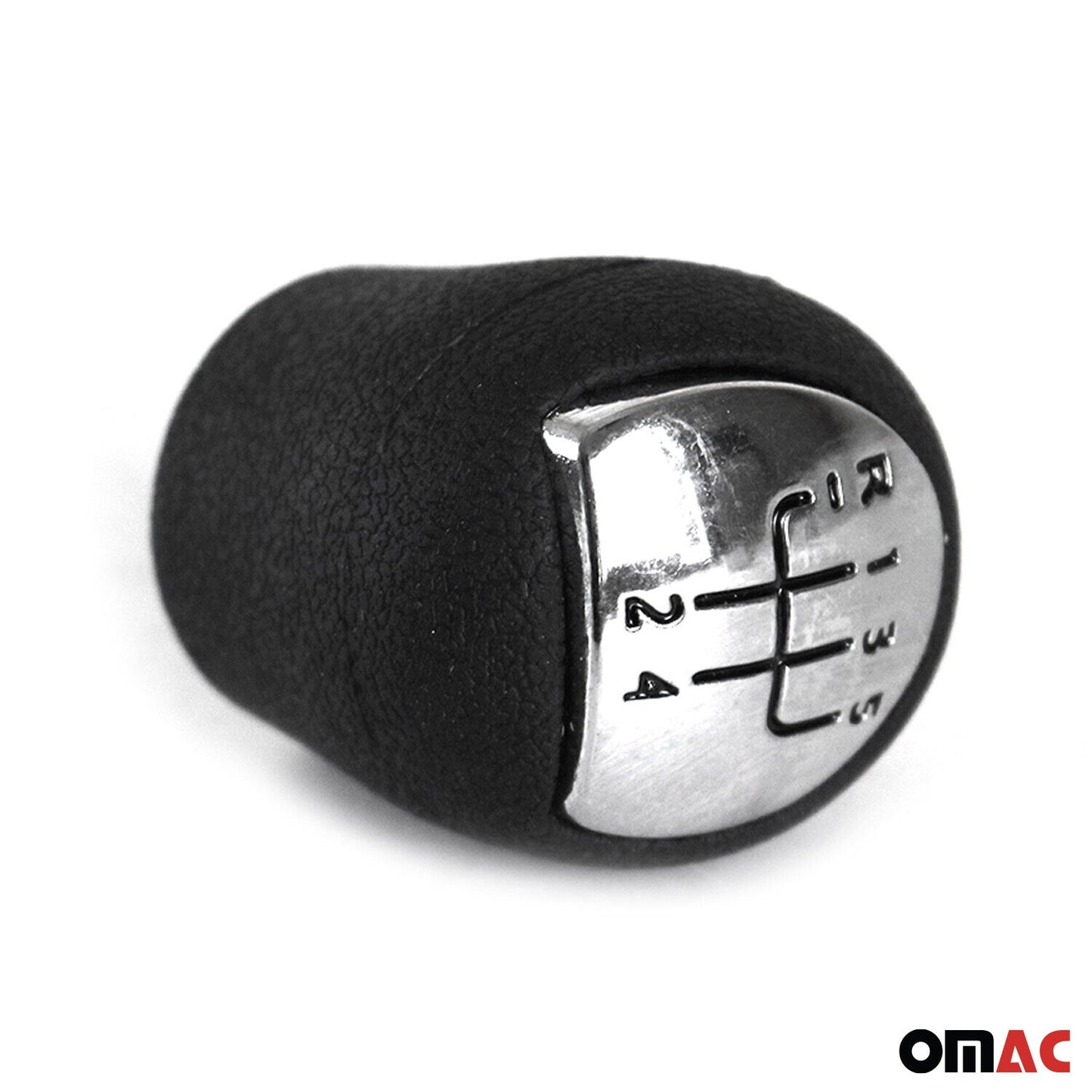 Maneta schimbătorului de viteze pentru Renault Kangoo 2008-2013 cu 5 trepte, piele ecologică, negru