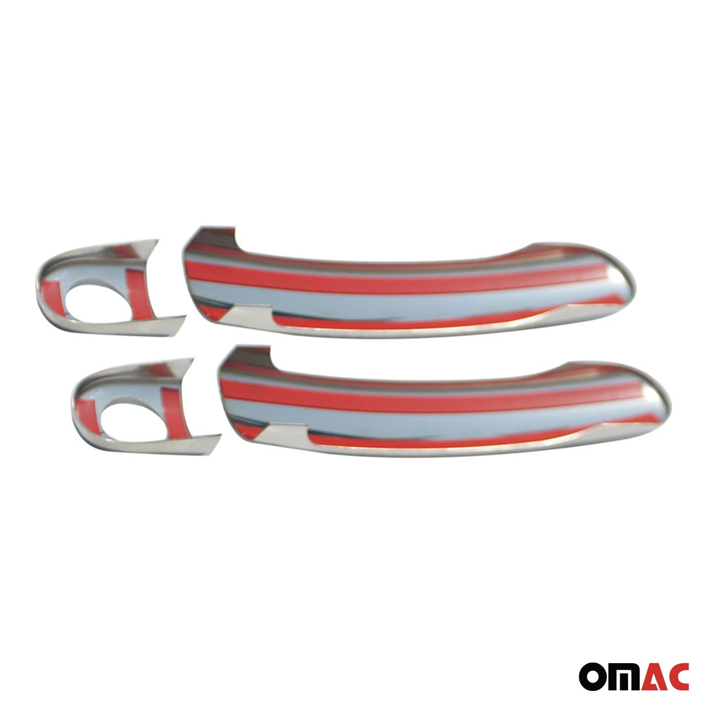 Osłona klamki drzwi do VW Fox 2003-2011, chrom srebrny, 4 sztuki