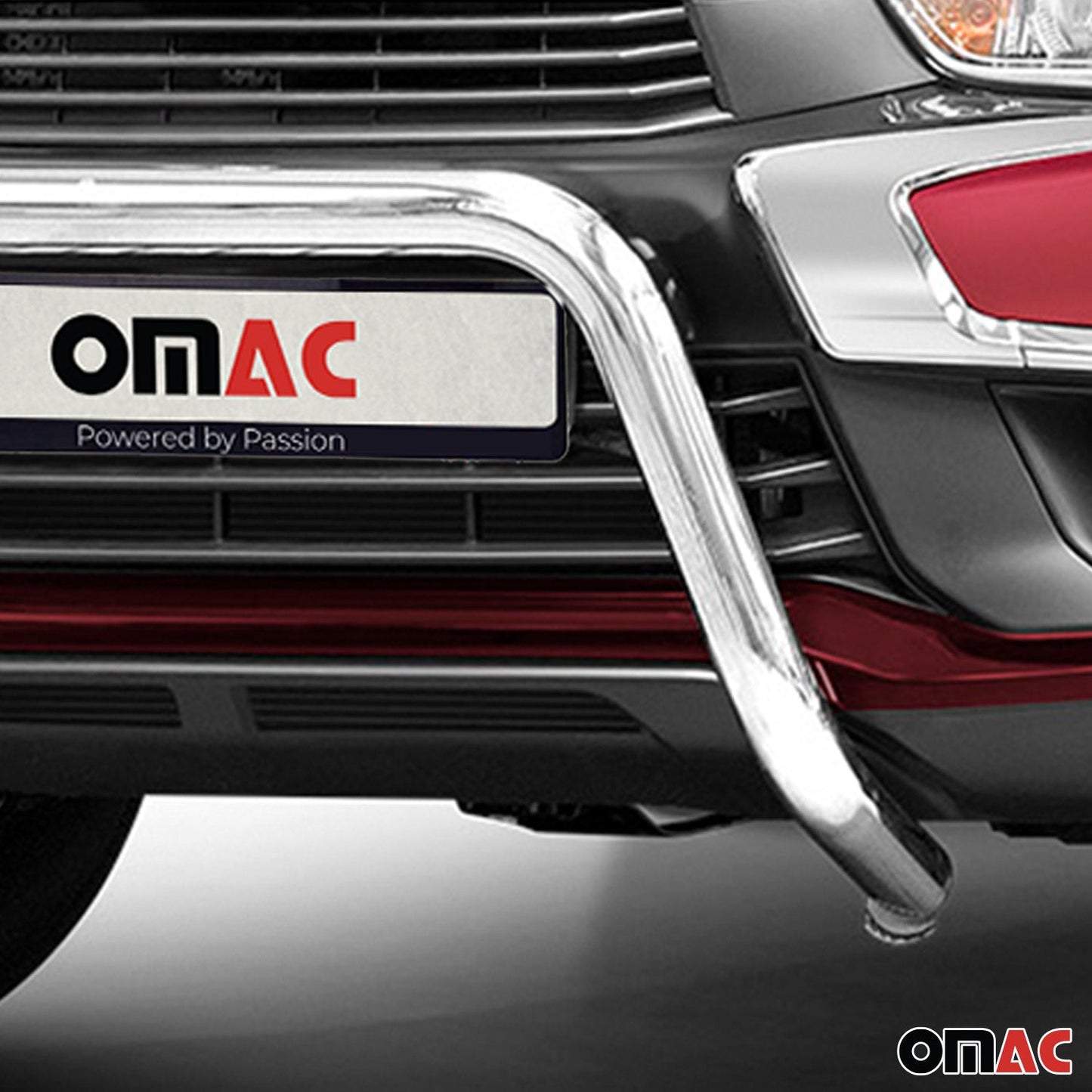 Bară de protecție/buton față pentru Mitsubishi ASX 2017-2022 cu ABE (omologare de tip germană) argintiu