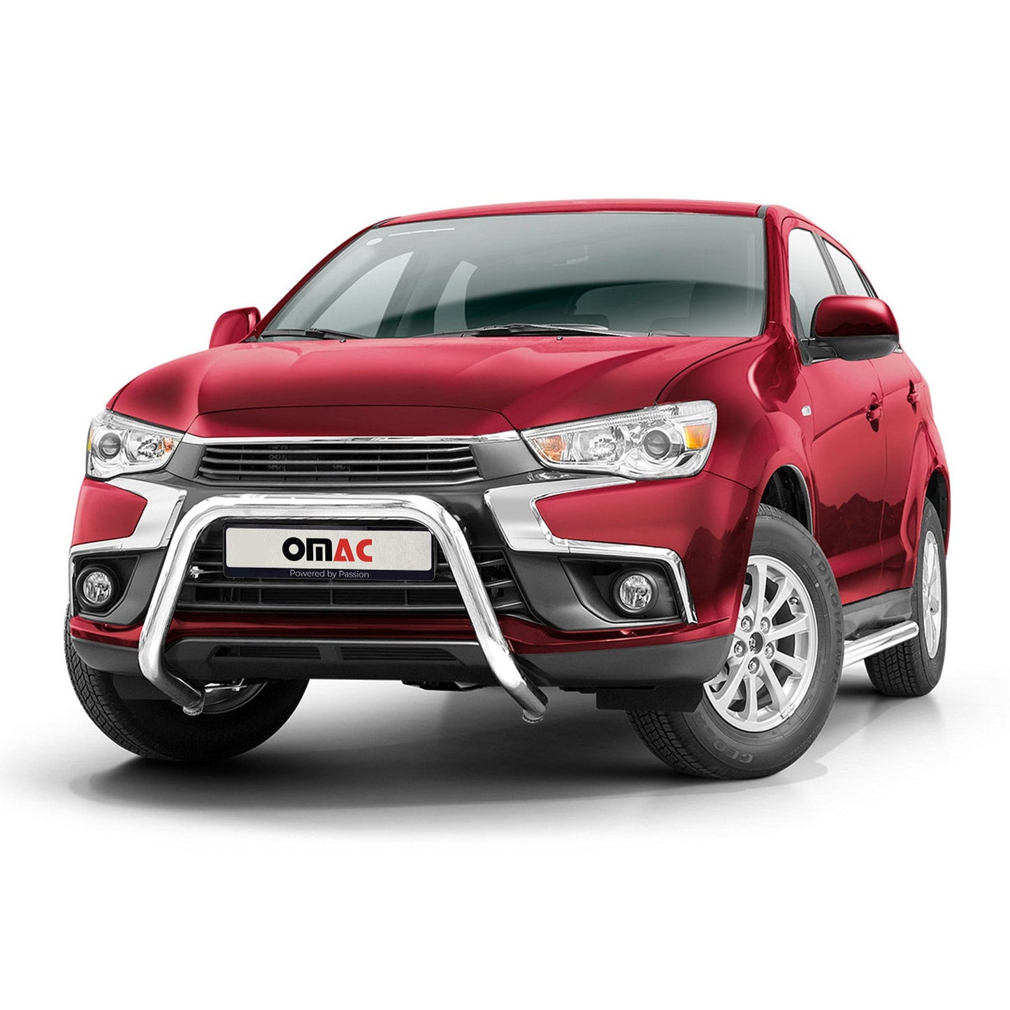 Bară de protecție/buton față pentru Mitsubishi ASX 2017-2022 cu ABE (omologare de tip germană) argintiu