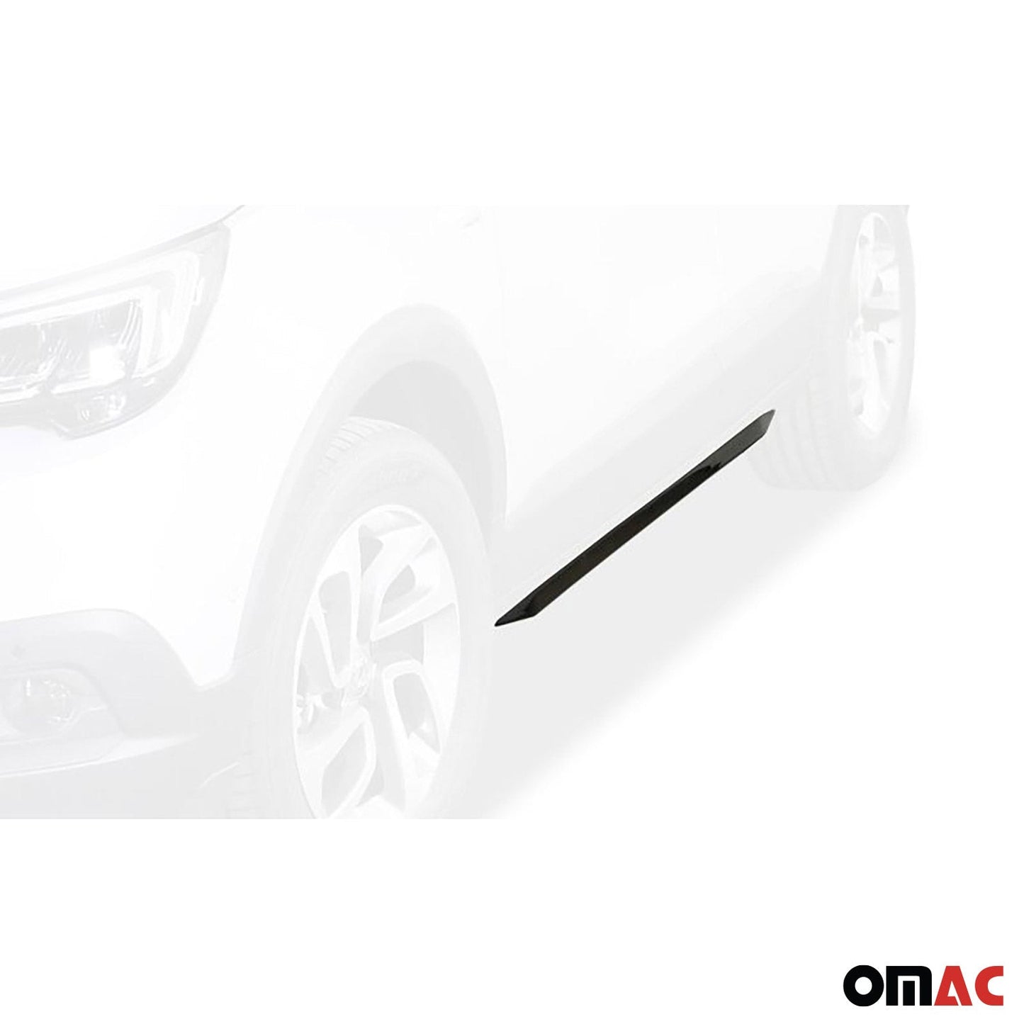 RDX Seitenschweller für Opel Crossland 2017-2023 ABS Schwarz glänzend