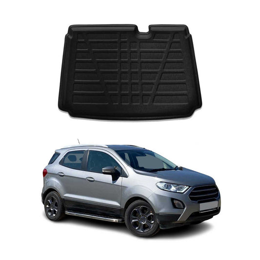 Kofferraumwanne Laderaumwanne für Ford Ecosport 2013-2024 Gummi TPE Schwarz