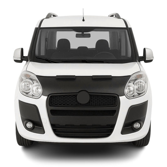 Protecție capotă anti-ciobire pentru Fiat Doblo 2010-2014, jumătate neagră
