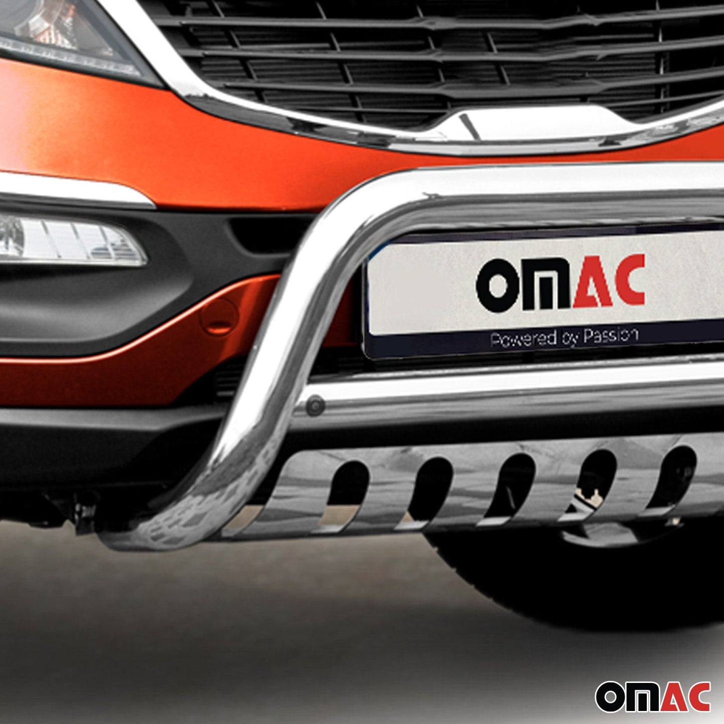 Bară de protecție/buton față pentru Kia Sportage 2010-2015 cu ABE (omologare de tip germană) oțel inoxidabil argintiu