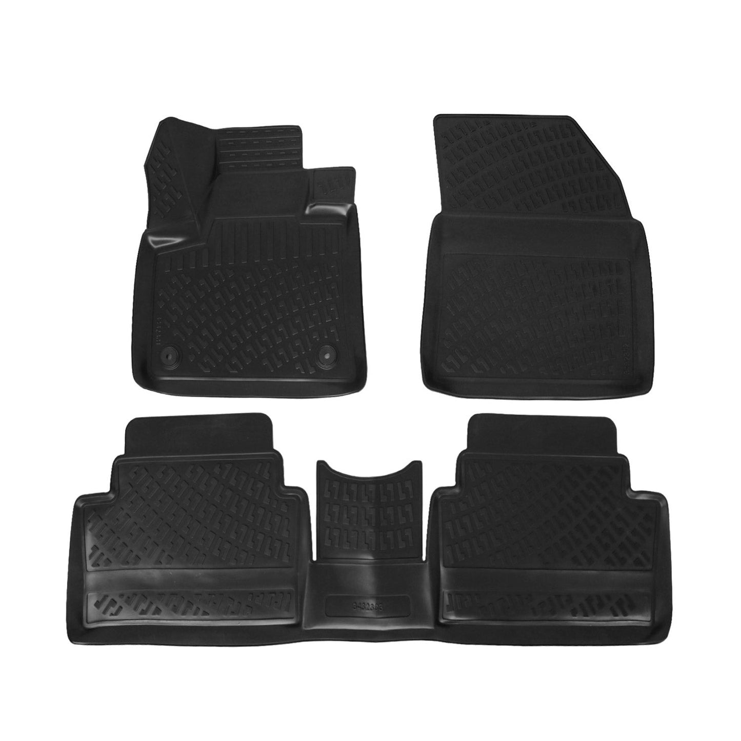 2018-2025 Citroen C5 Aircross OMAC Gummimatten Fußmatten Gummi TPE Schwarz