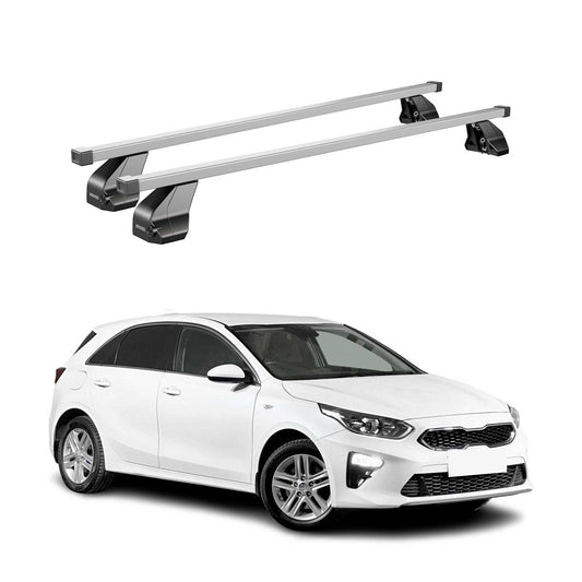 Menabo Dachträger Grundtäger für Kia Ceed 2018-2025 75kg Stahl Silber 2 tlg