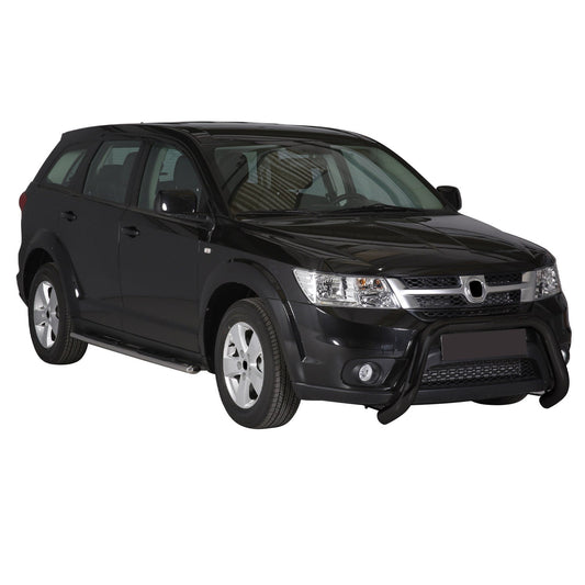 Bară de protecție/buton față pentru Fiat Freemont 2011-2016, ø76mm, oțel, negru