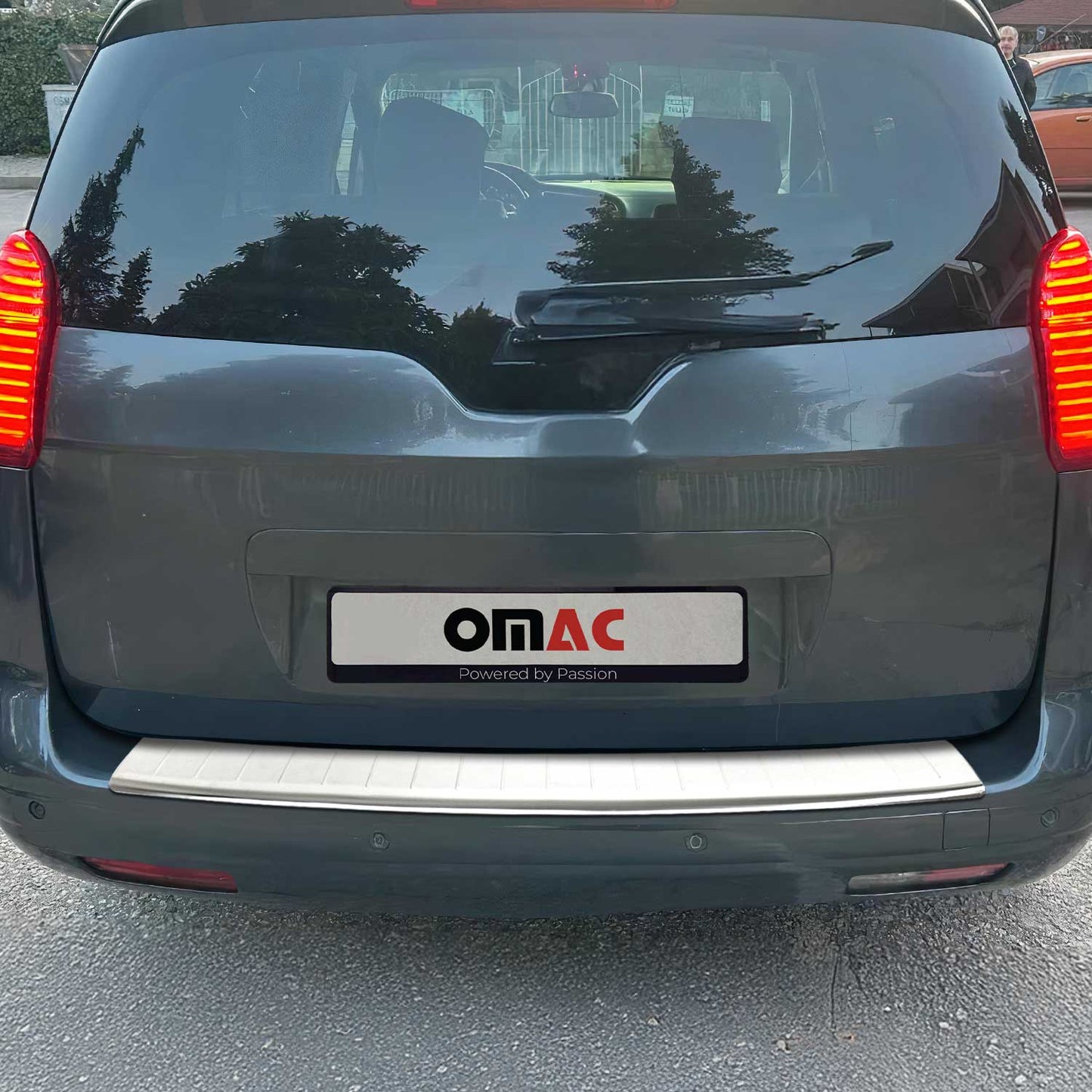 Apărătoare prag/bară de protecție pentru Peugeot 5008 2009-2017, oțel inoxidabil, argintiu