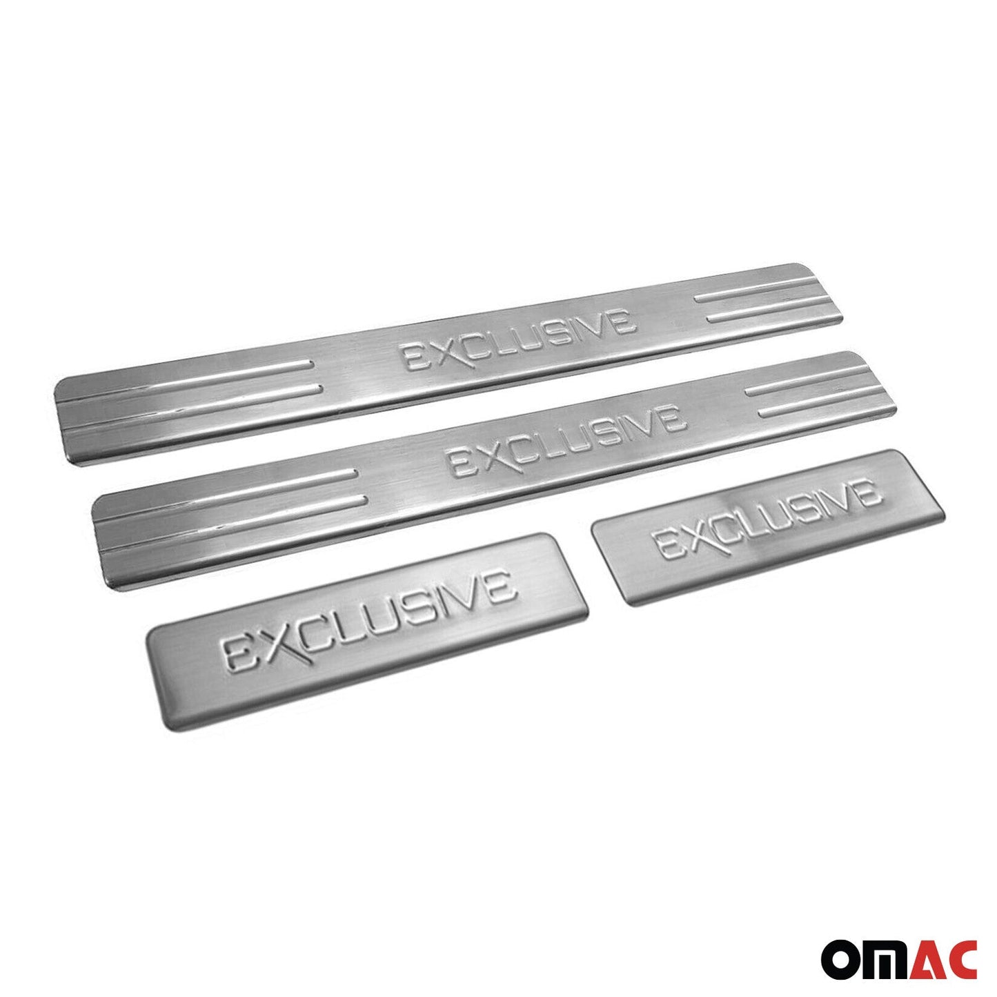 Ornamente prag uși exclusive pentru BMW Seria 3 E46 1998-2007, oțel inoxidabil 4x