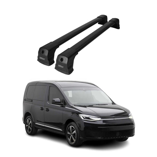 Dachträger Grundtäger für VW ID.Buzz 2022-2025 75kg Aluminium Schwarz 2 tlg