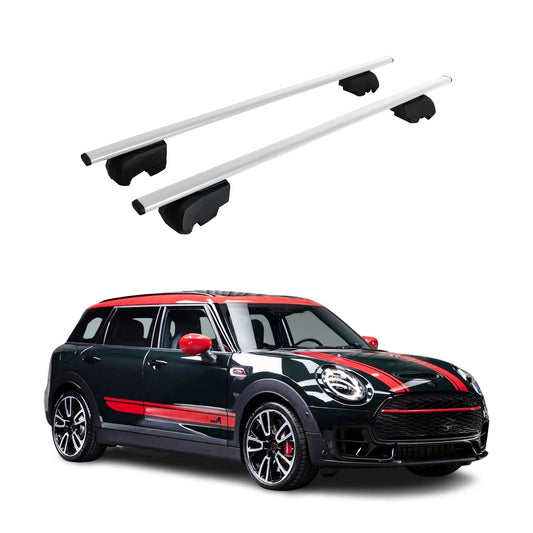Dachträger Gepäckträger für Mini Clubman 2015-2023 Grundträger ABE Silber 2x