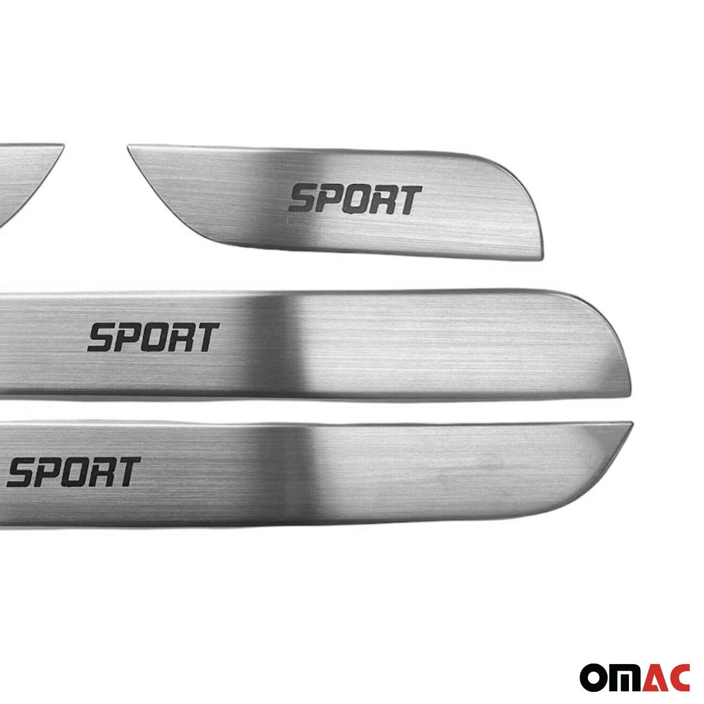 Einstiegsleisten Türschweller Sport für Volvo XC60 2017-2025 Edelstahl Silber 4x