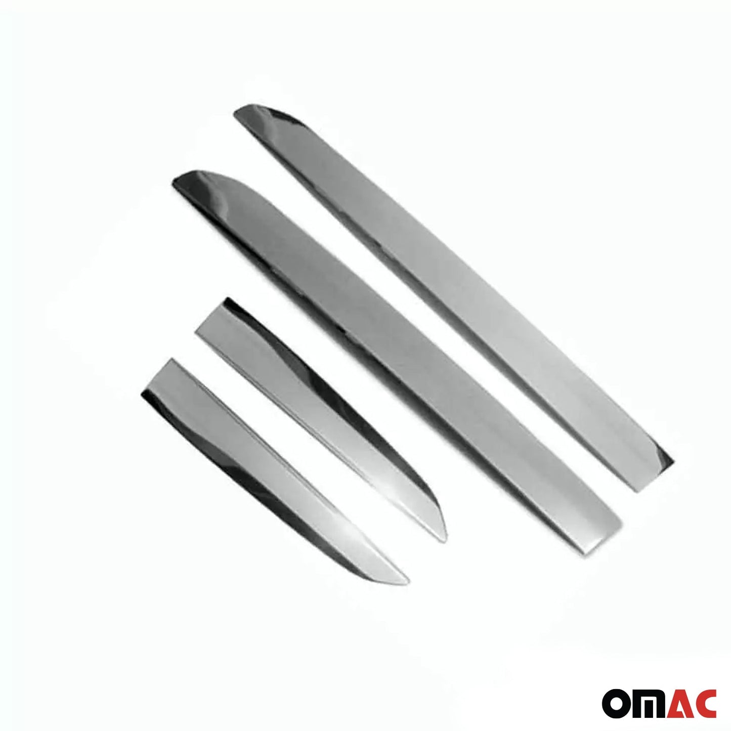 Seitentürleiste Türschutz für Ford Tourneo Courier 2014-2024 Chrom Dunkel 4x