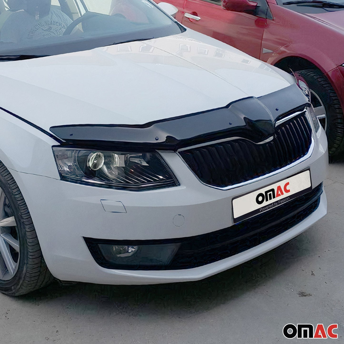 Deflector capotă protecție insecte pietricele pentru Skoda Octavia 2012-19 închis la culoare