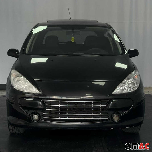 Stoßstange Frontgrill Grill Leiste für Peugeot 307 Ø12mm Edelstahl