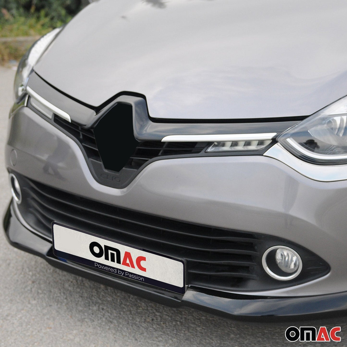Kühlergrill Leisten Grillleisten für Renault Clio Grandtour 2012-2019 Chrom 2x