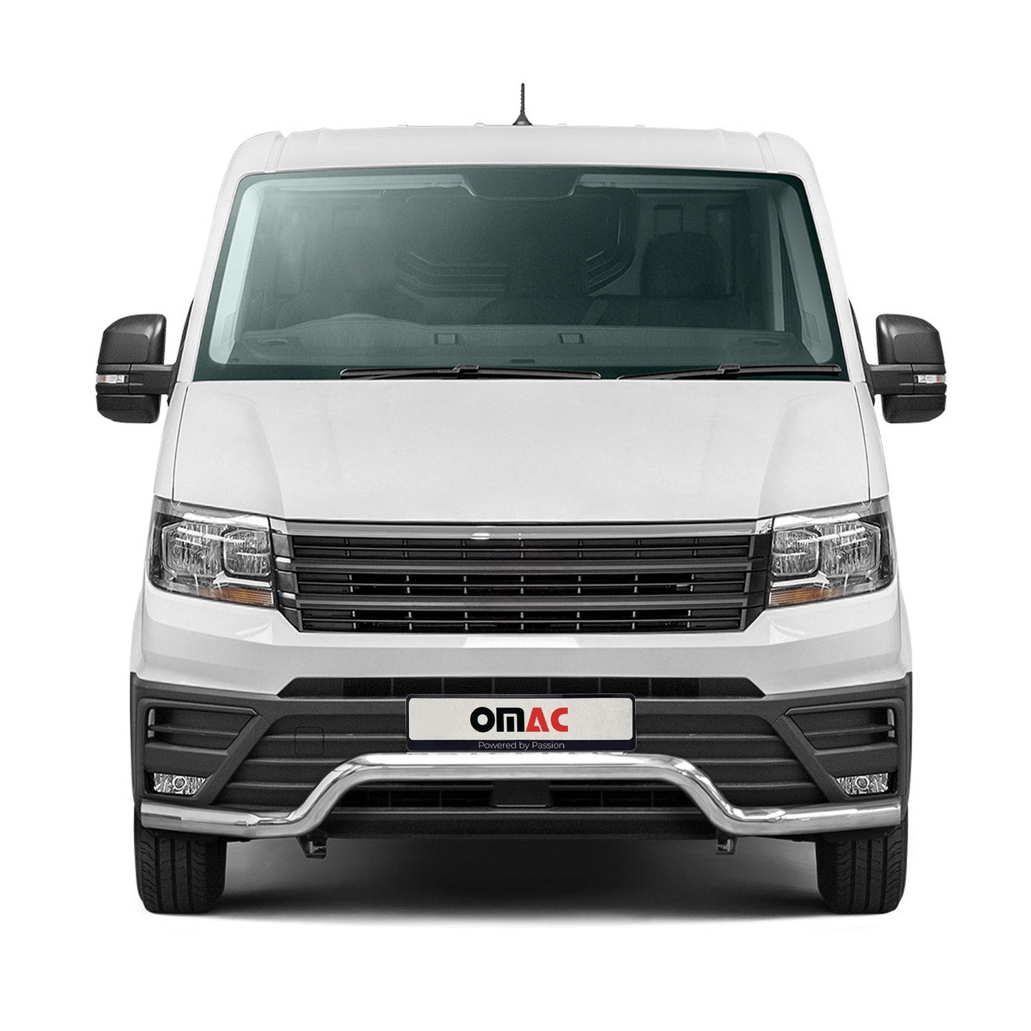 Bară de protecție față, bară de protecție față pentru VW Crafter 2017-2025 cu ABE (omologare de tip germană), oțel, argintiu
