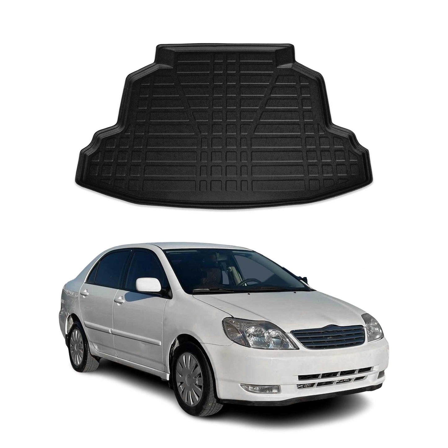 Protecție portbagaj/căptușeală marfă pentru Toyota Corolla 2002-2007 sedan, cauciuc TPE