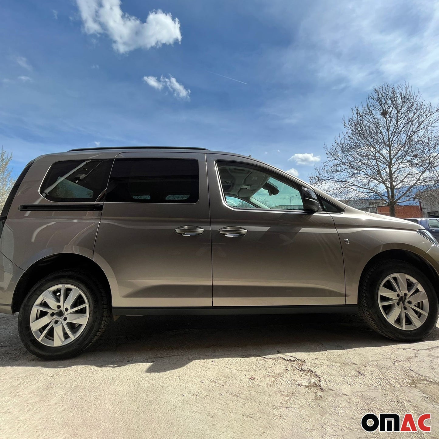 2021-2025 VW Caddy 5 L1 Kurzer  Seitenschweller Side Skirts Kurzer Radstand Grundiert