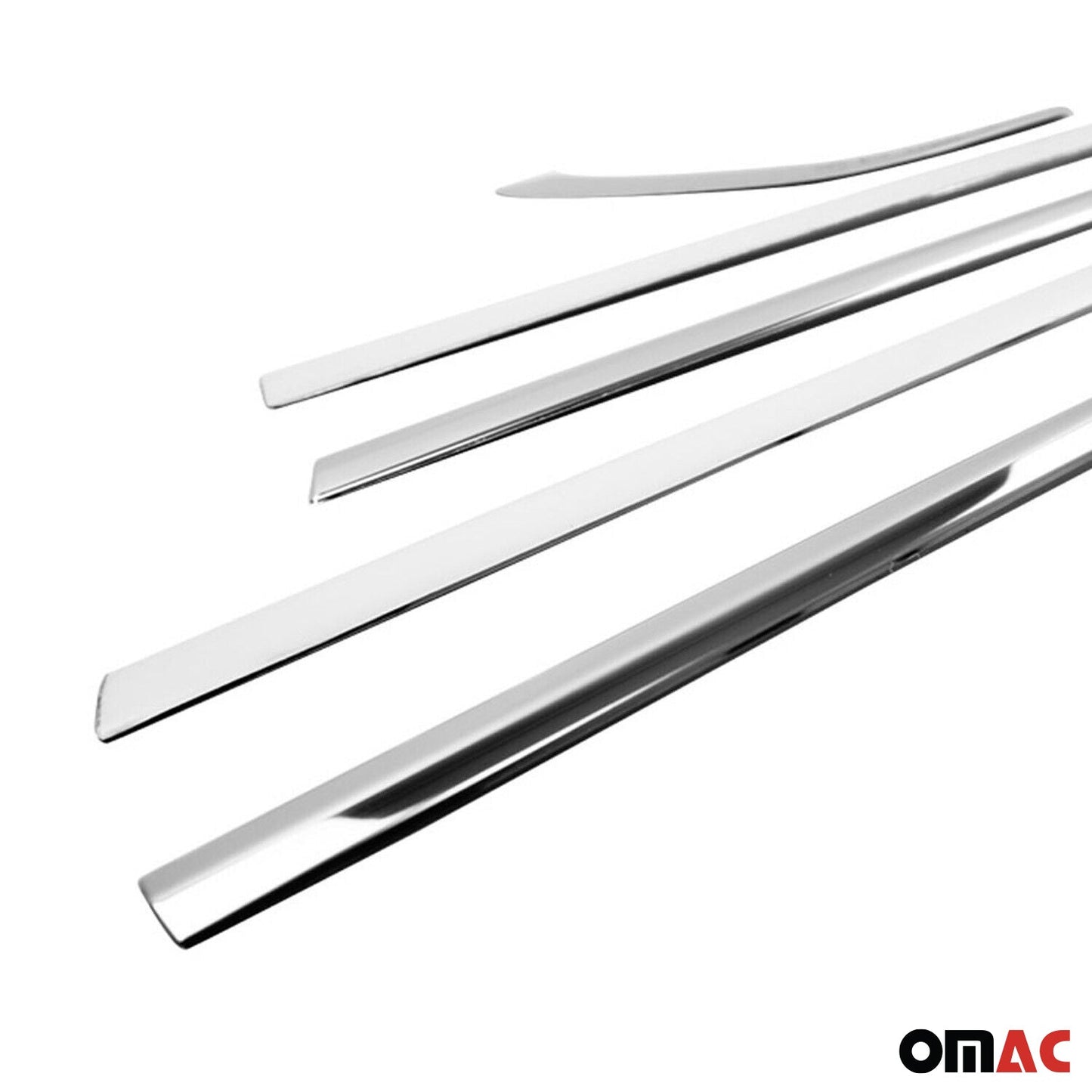 Benzi decorative pentru geamuri Ford Mondeo mk5 Sedan 2014-2022, oțel inoxidabil, 8 bucăți