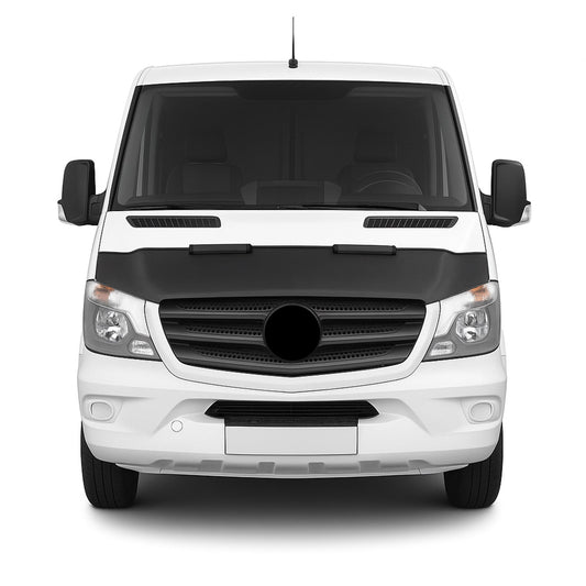 Haubenbra Steinschlagschutz für Mercedes Sprinter W906 2013-2018 Schwarz Halb