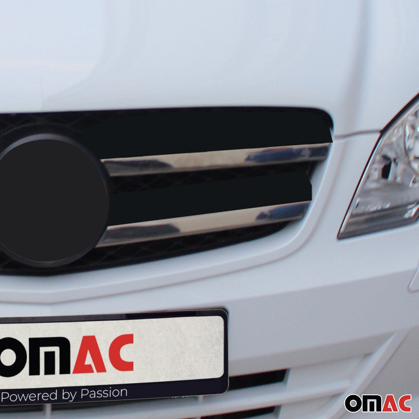 Benzi decorative grilă radiator pentru Mercedes Vito W639 2010-2014, cromate, 4x