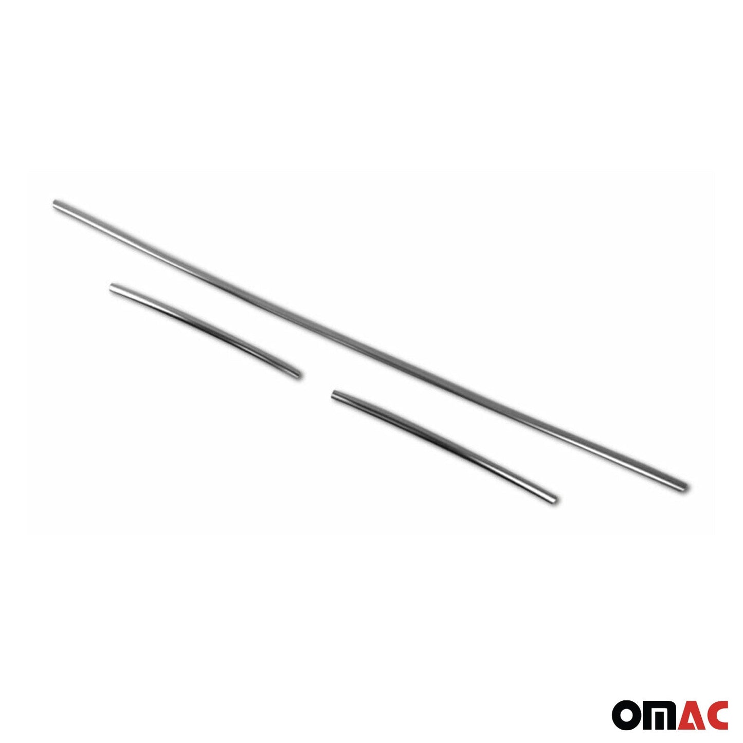 Benzi decorative grilă radiator pentru MAN TGE 2017-2021, oțel inoxidabil, argintiu, set 3 piese