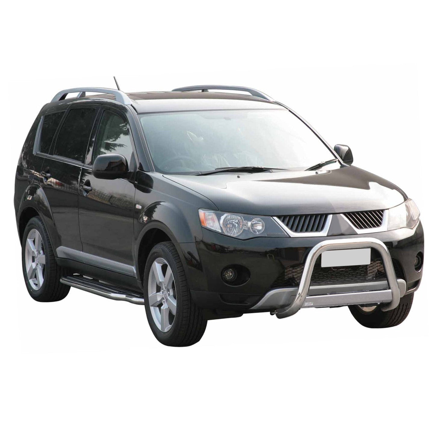 Frontbügel Frontschutzbügel für Mitsubishi Outlander 2007-2009 ø63 Stahl Silber