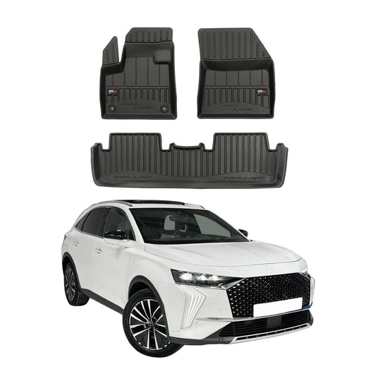2017-2025 DS 7 Fußmatten TPE Schwarz 4 tlg