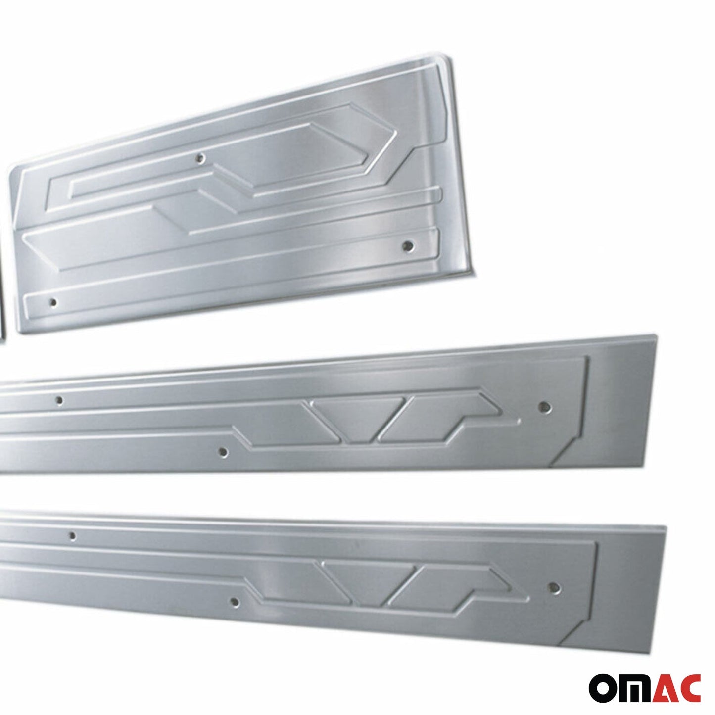 Protecții prag ușă pentru Ford Transit Custom 2013-2024, oțel inoxidabil, 4x