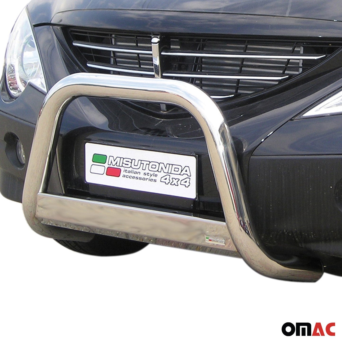 Frontbügel Frontschutzbügel für Ssangyong Actyon 2006-2012 ø63mm Stahl Silber