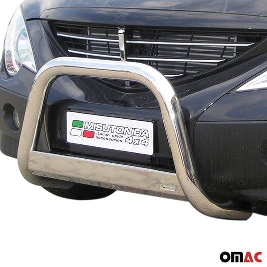 Frontbügel Frontschutzbügel für Ssangyong Actyon 2006-2012 ø63mm Stahl Silber