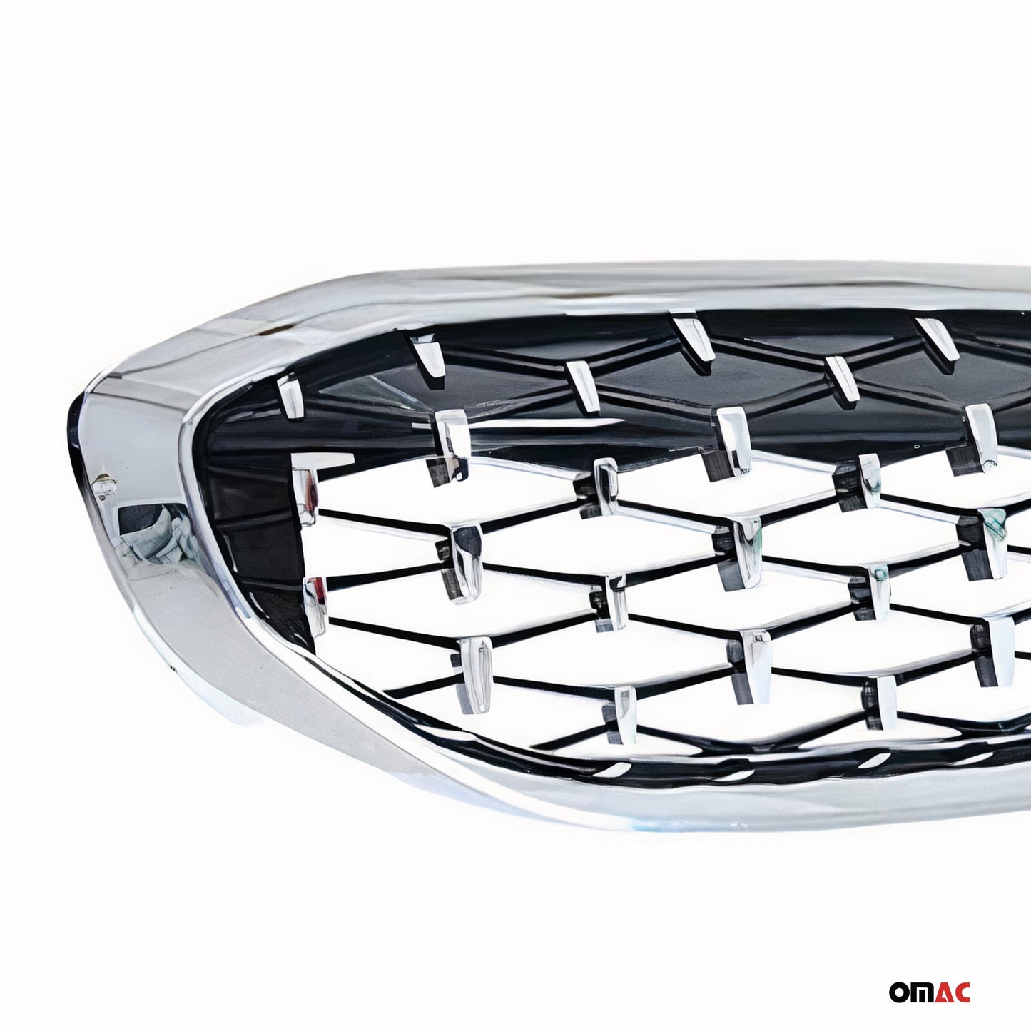 2019-2024 BMW 3er G20 M-Tech Nieren Grill Kühlergrill Silber