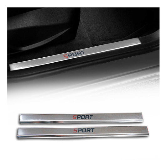 Einstiegsleisten Türschutzleisten Türschutz für VW Polo 2009-2017 Edelstahl 2tlg