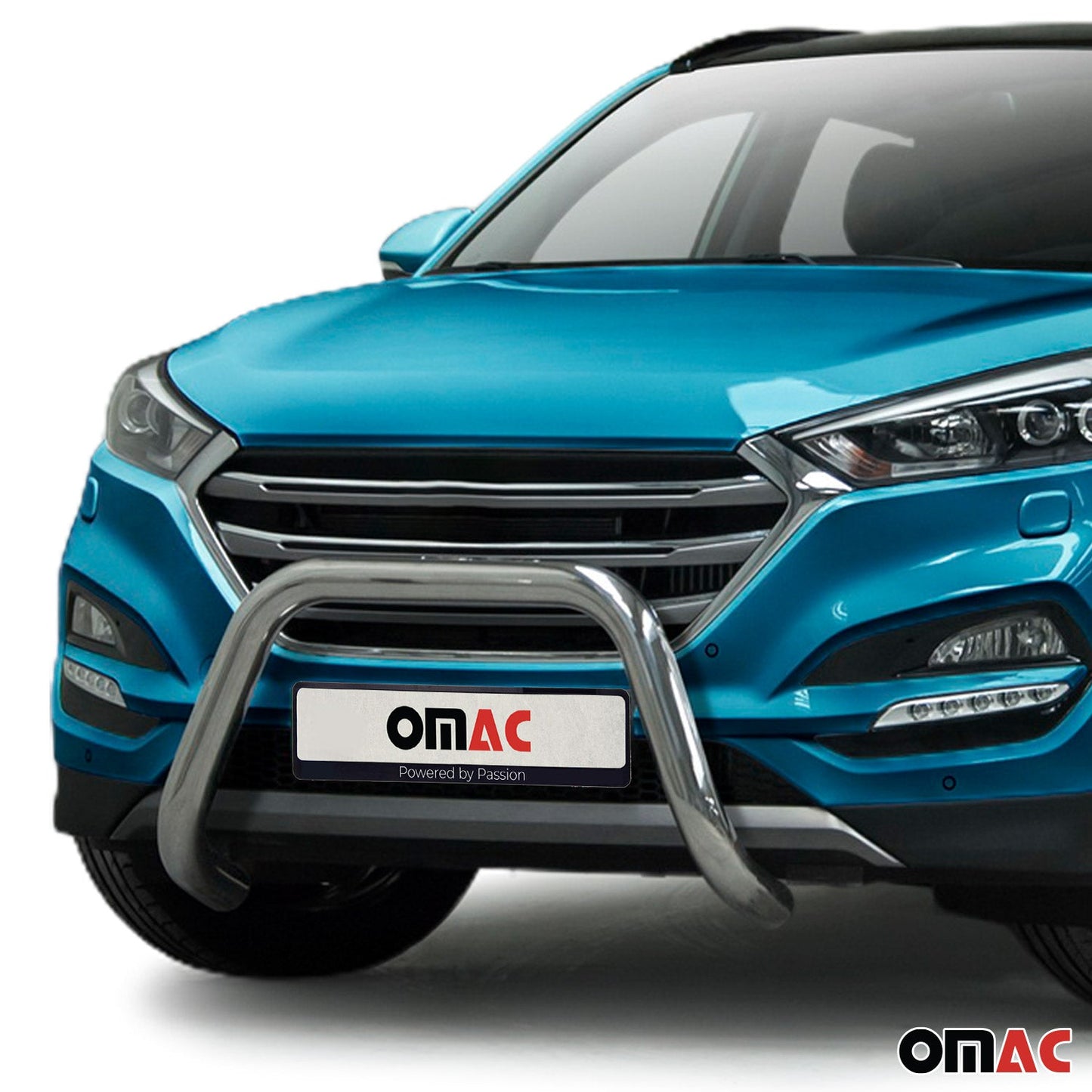 Bară de protecție/buton față pentru Hyundai Tucson 2015-2020 cu ABE (omologare de tip germană) argintiu