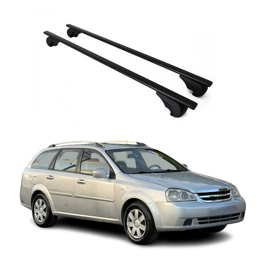 Portbagaj de plafon pentru Chevrolet Lacetti station wagon 2004-2013 75kg, negru metalic
