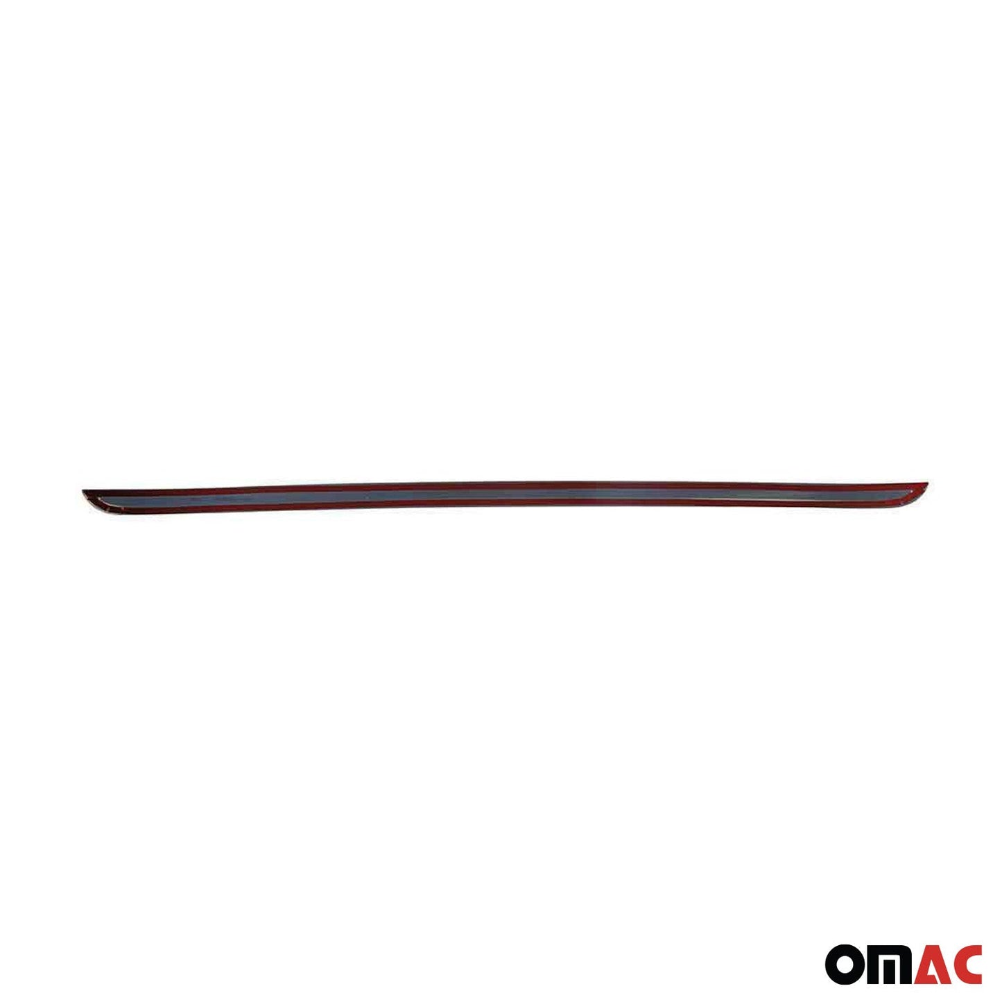 Bandă decorativă portbagaj, bandă decorativă spate pentru Fiat Fiorino Qubo 2007-2021, oțel inoxidabil cromat