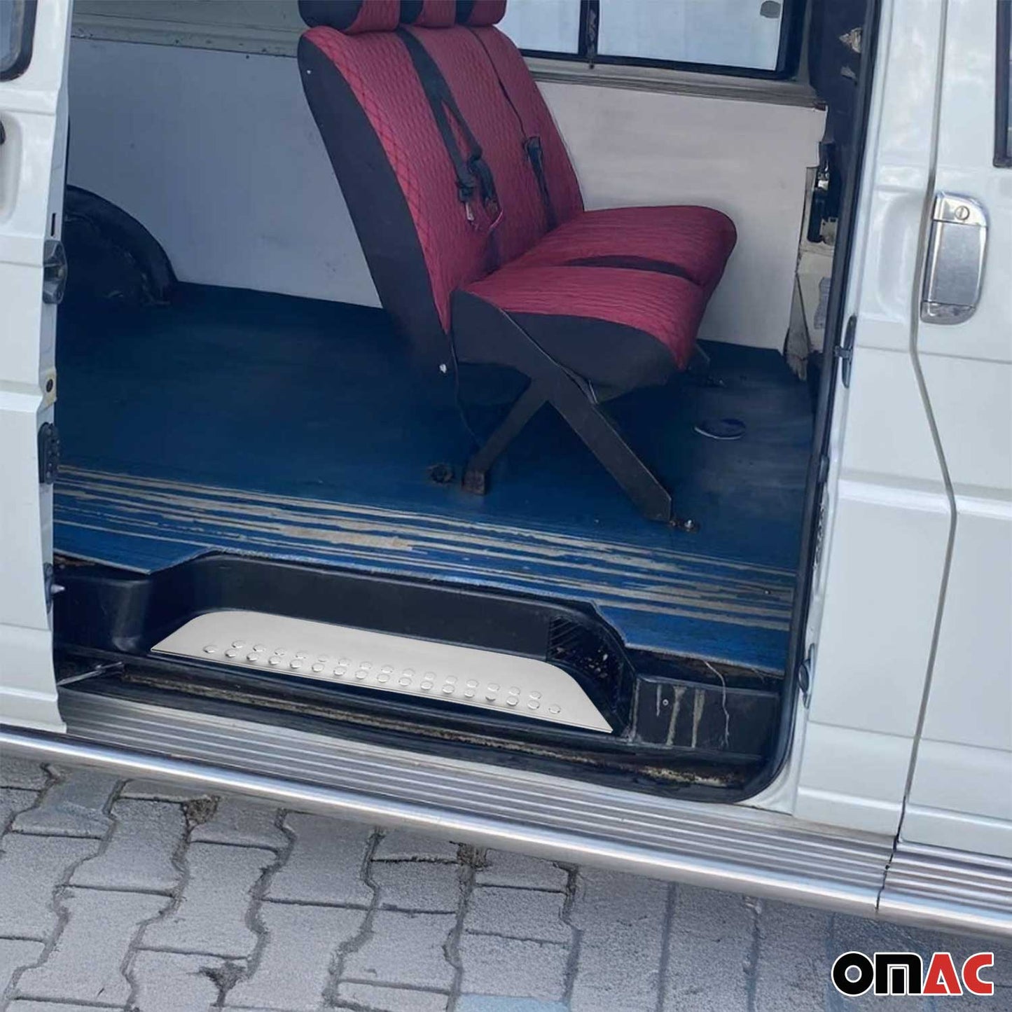 Einstiegsleisten Türschweller für VW Caravelle T4 1990-2003 Edelstahl Silber 3x